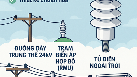 🔌 Sứ Đứng DR 600 Minh Long – Giải Pháp Cách Điện Tin Cậy Cho Lưới Trung Thế