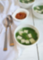 Tofu and Spinach Soup