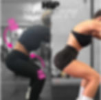 Before and after comparison showing posture and chest expansion during breathing, highlighting improvements in diaphragm mechanics and breathing efficiency.