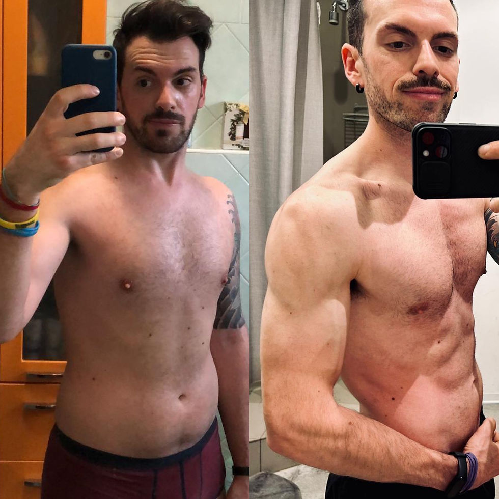 Marco Body transformation - Lost 15kg fat and gained 8kg of muscle