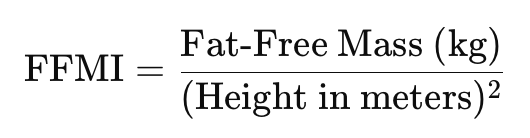 Fat-Free Mass Index (FFMI) formula