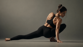 Woman performing a hip mobility exercise to improve tight hips and increase hip mobility