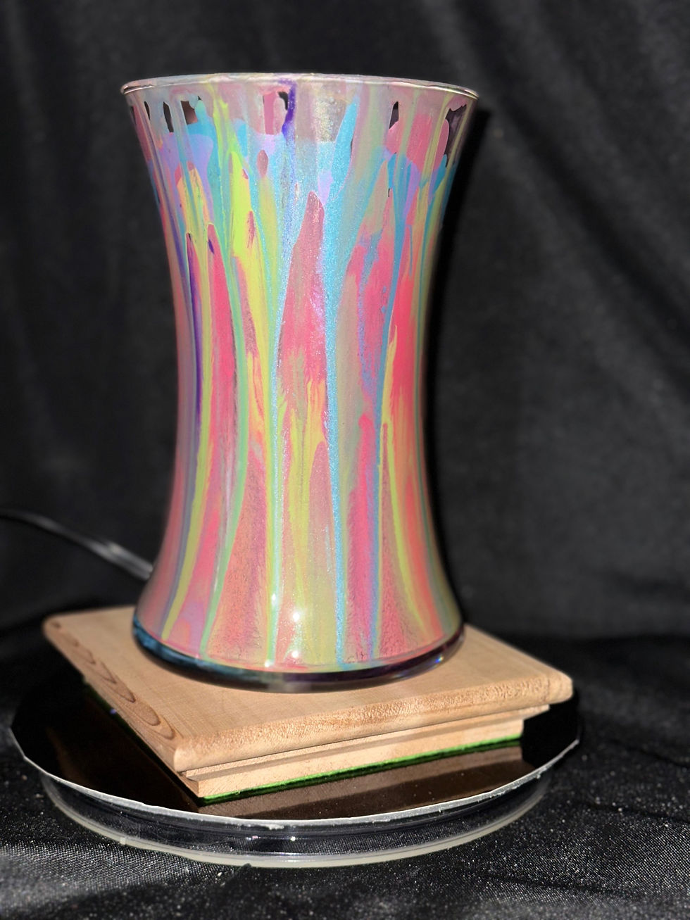 Thumbnail: Painted Vase Lamp