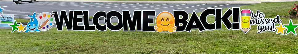 Back to School Lawn Signs