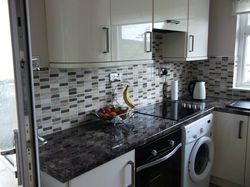 Tiled kitchen
