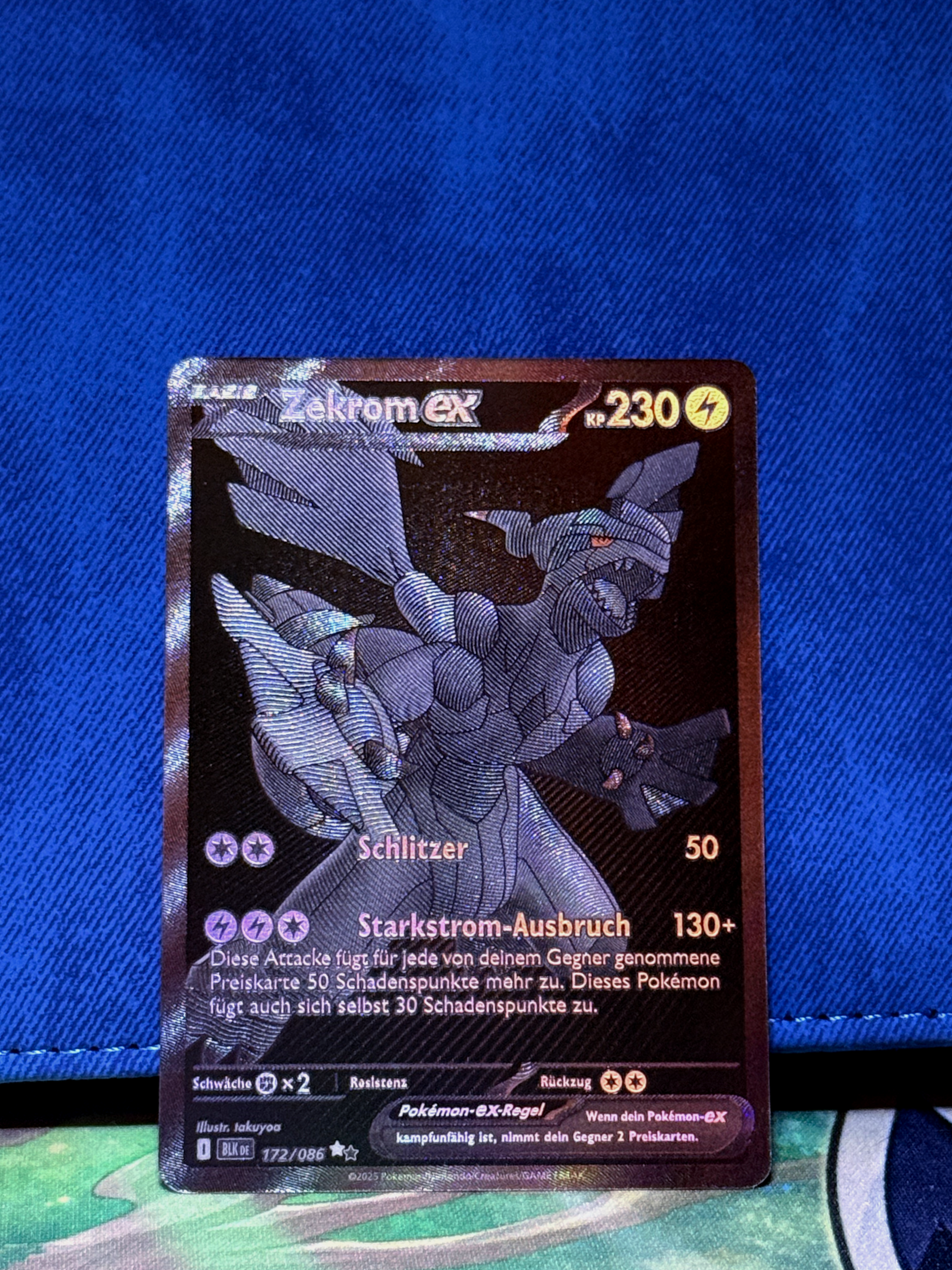 Zekrom EX |  Black Bolt |  172/086 | NM