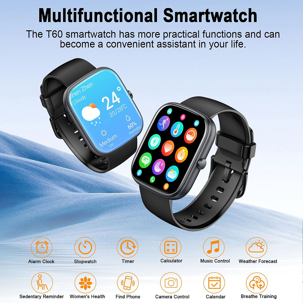 Thumbnail: Smart Watch, 1.91" Smartwatch (Answer/Make Call), IP68 Waterproof Fitness Tracke