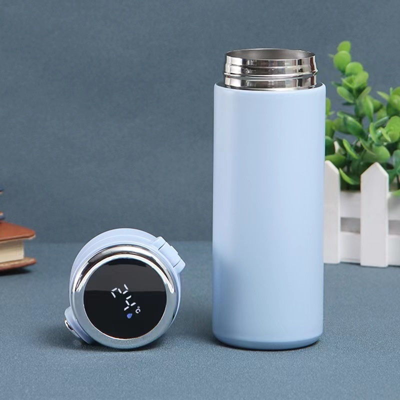 Thumbnail: 420ML Smart Digital Thermos Cup Keep Cold and Heat Thermal Water Bottle Temperat