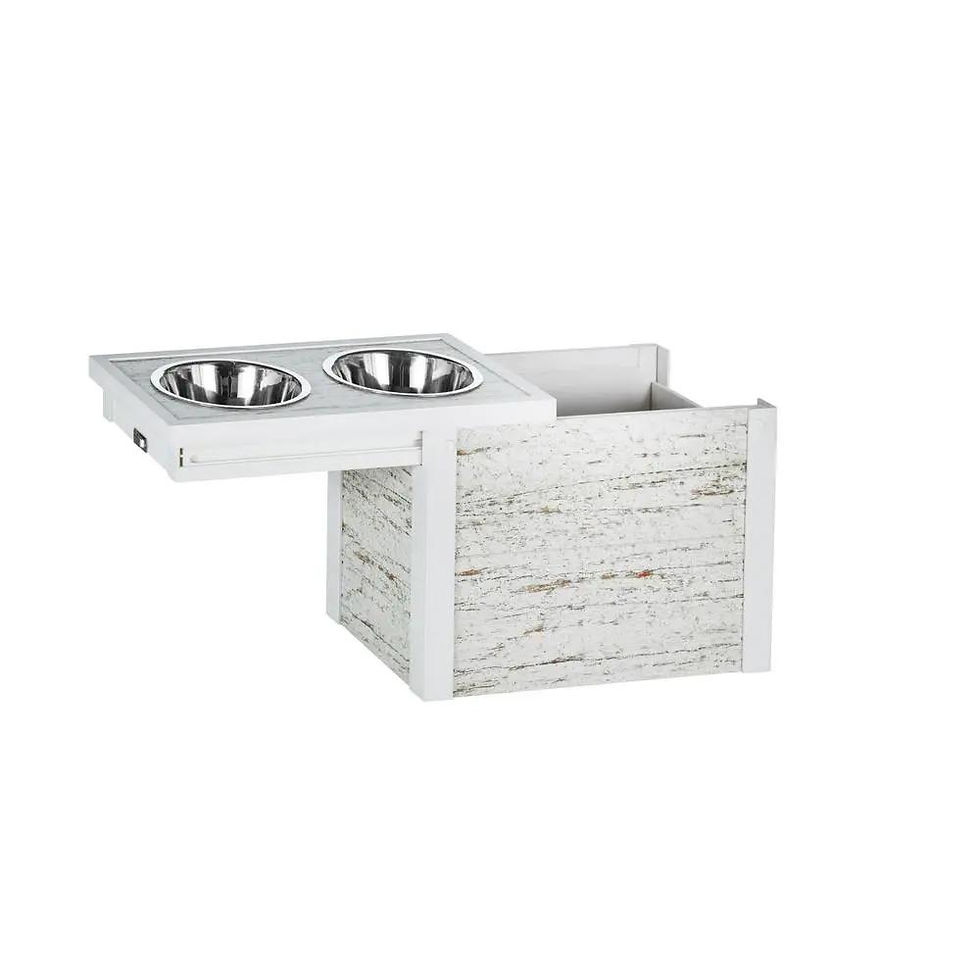 Thumbnail: ECOFLEX� Piedmont 2-Bowl Diner with Sliding Lid Storage Bin -Russet