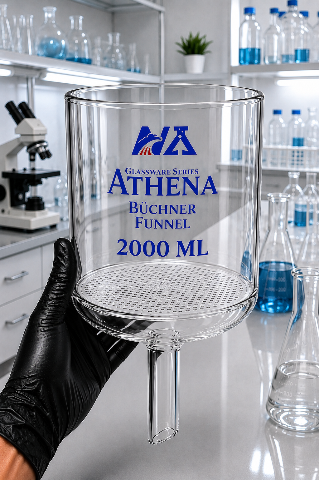 ATHENA Perforated Büchner Funnel – 2000 ML