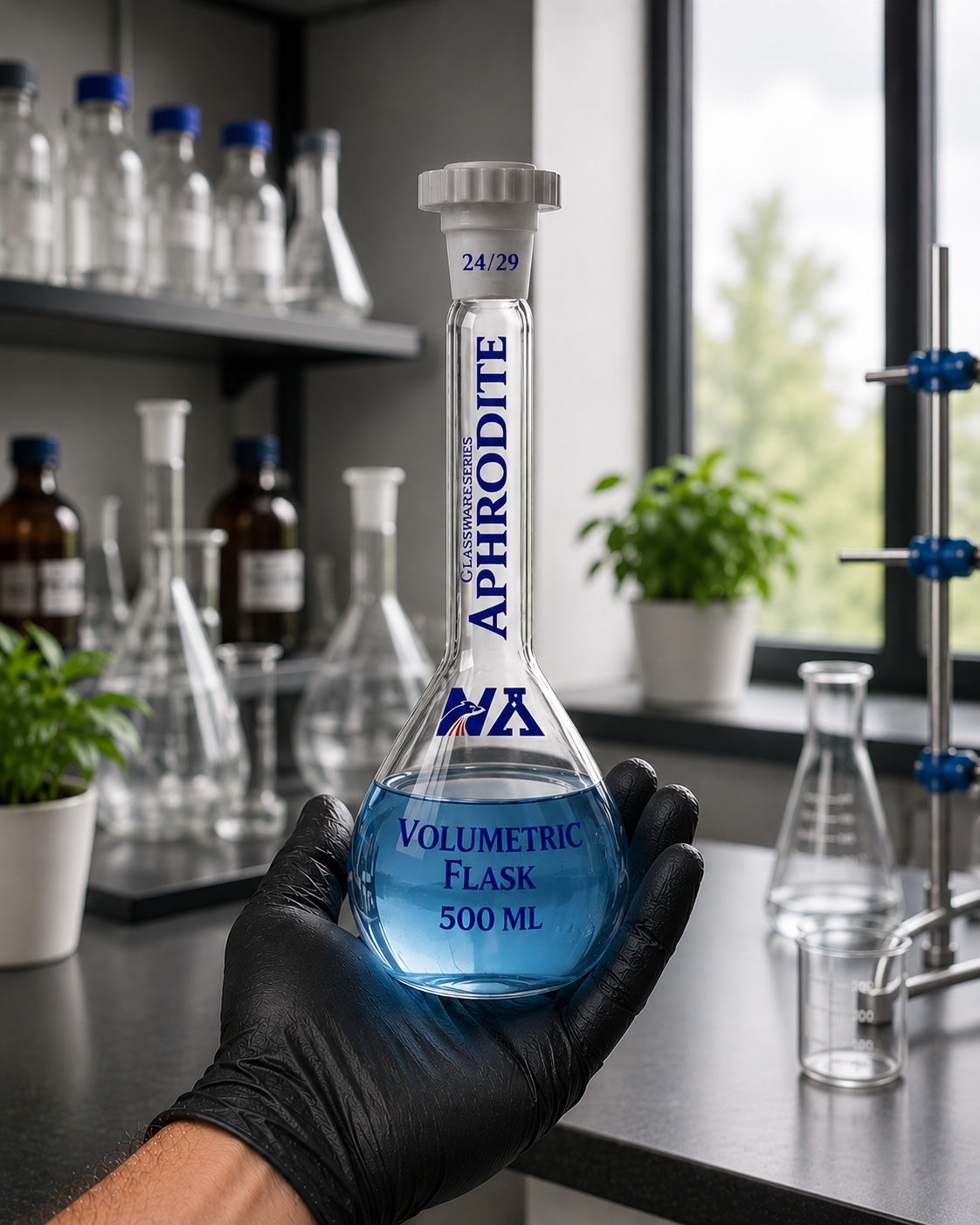 APHRODITE Volumetric Flask – 500 ML (Clear)