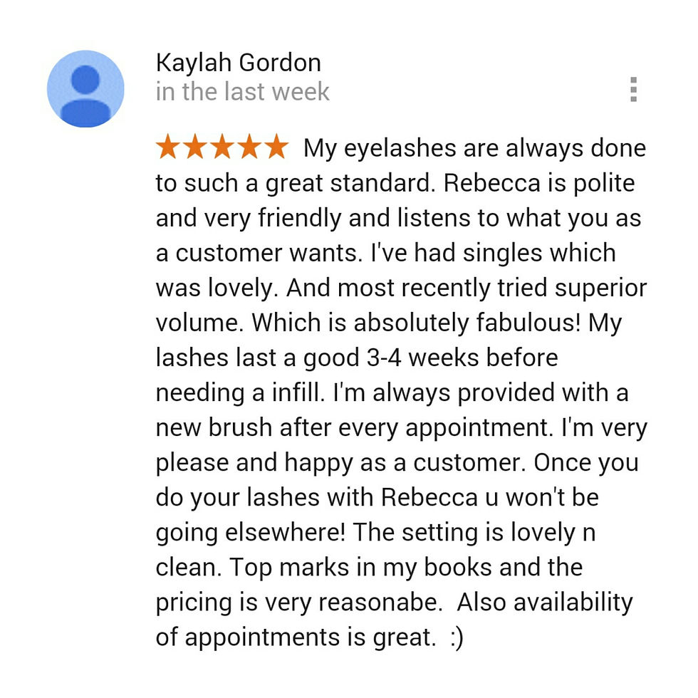 eyelash extension review