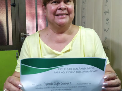 " LOGRÉ LO QUE ME PROPUSE HACE TRES AÑOS "