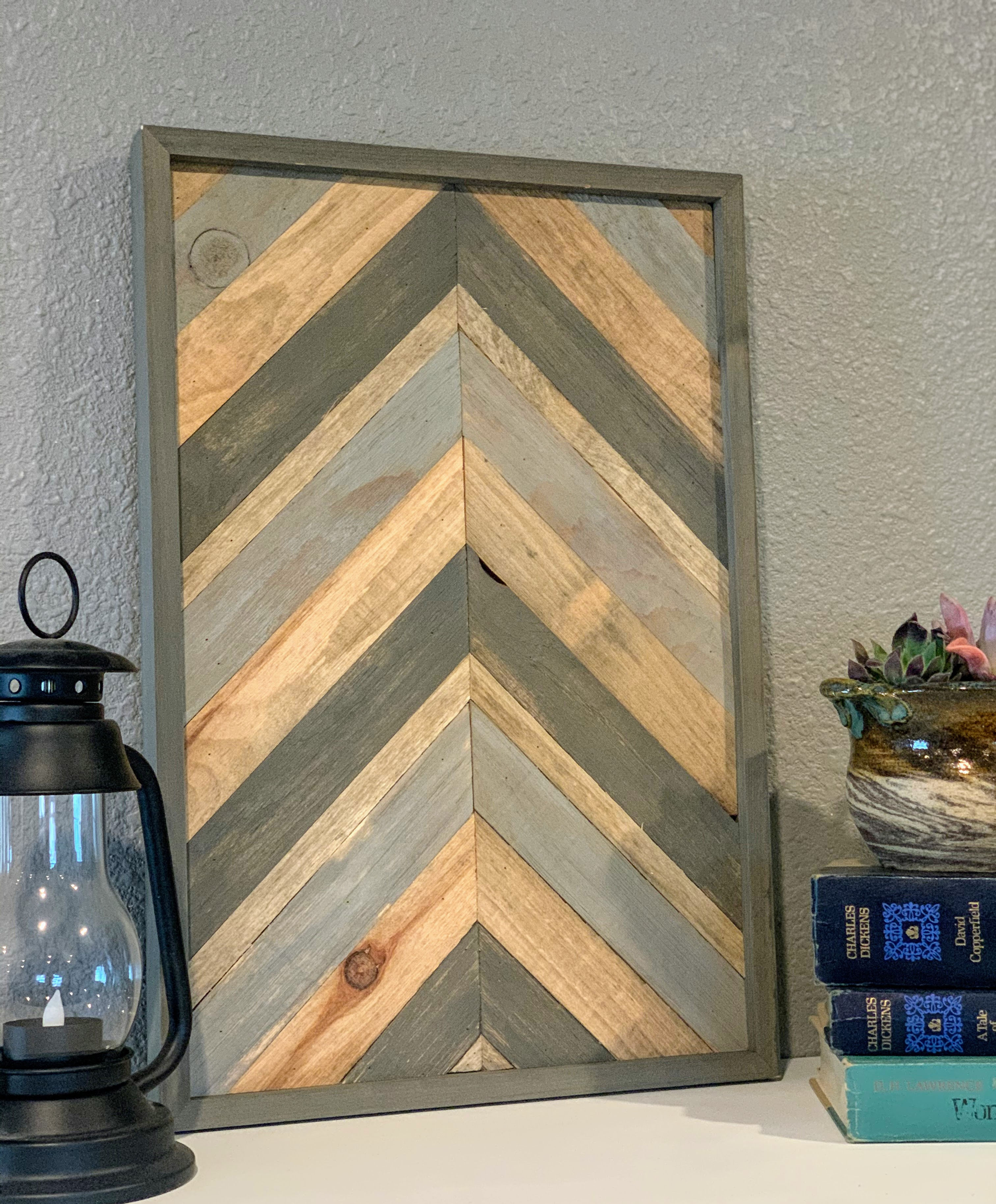 Herringbone Reclaimed Wood Mosaic
