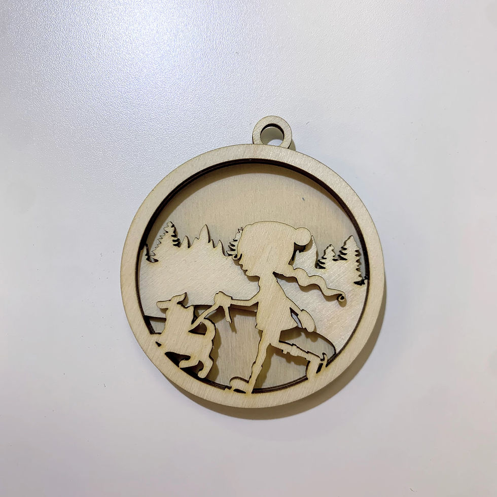 Thumbnail: DIY Ornament- Set of 7 Winter Scenes