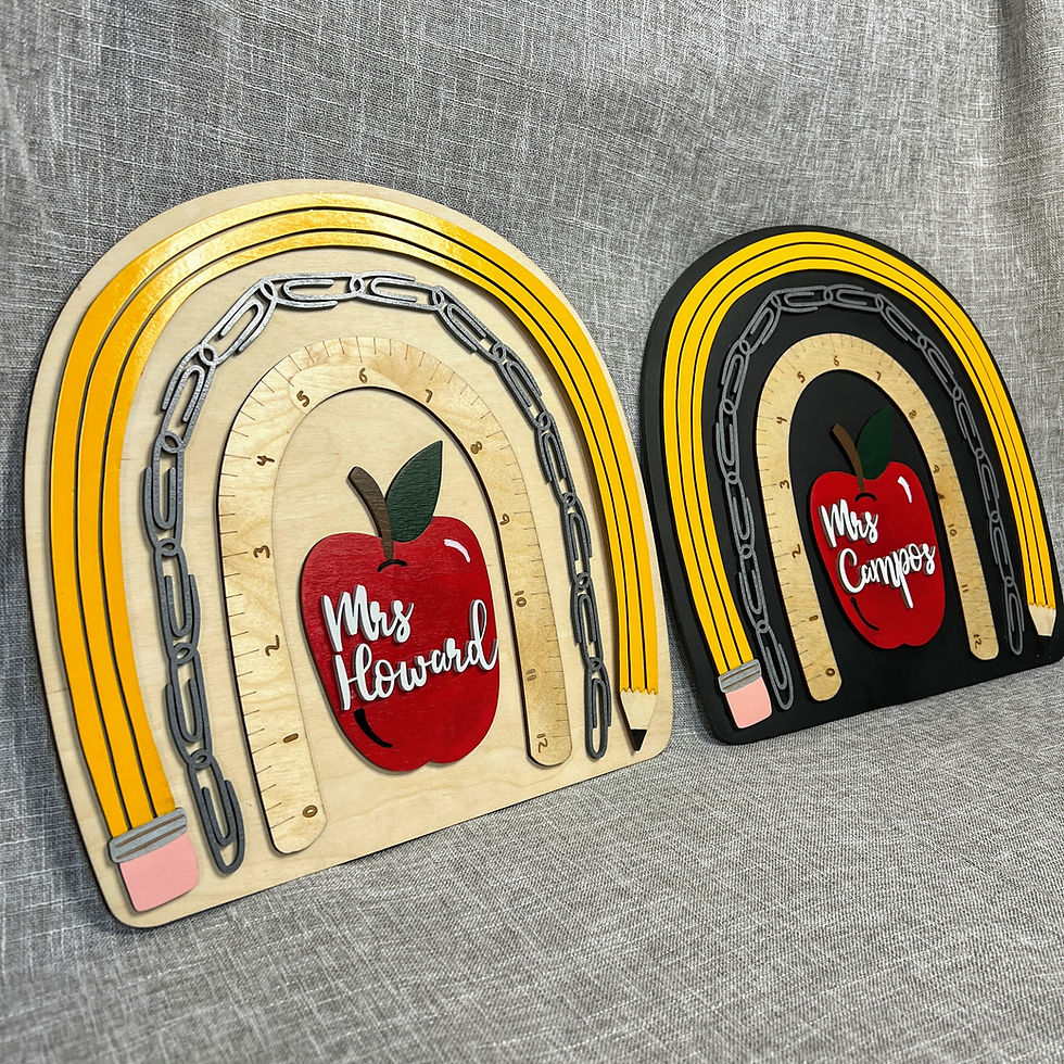 Thumbnail: Personalized Teacher Sign