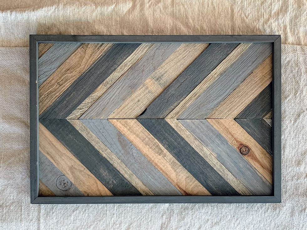 Thumbnail: Herringbone Reclaimed Wood Mosaic