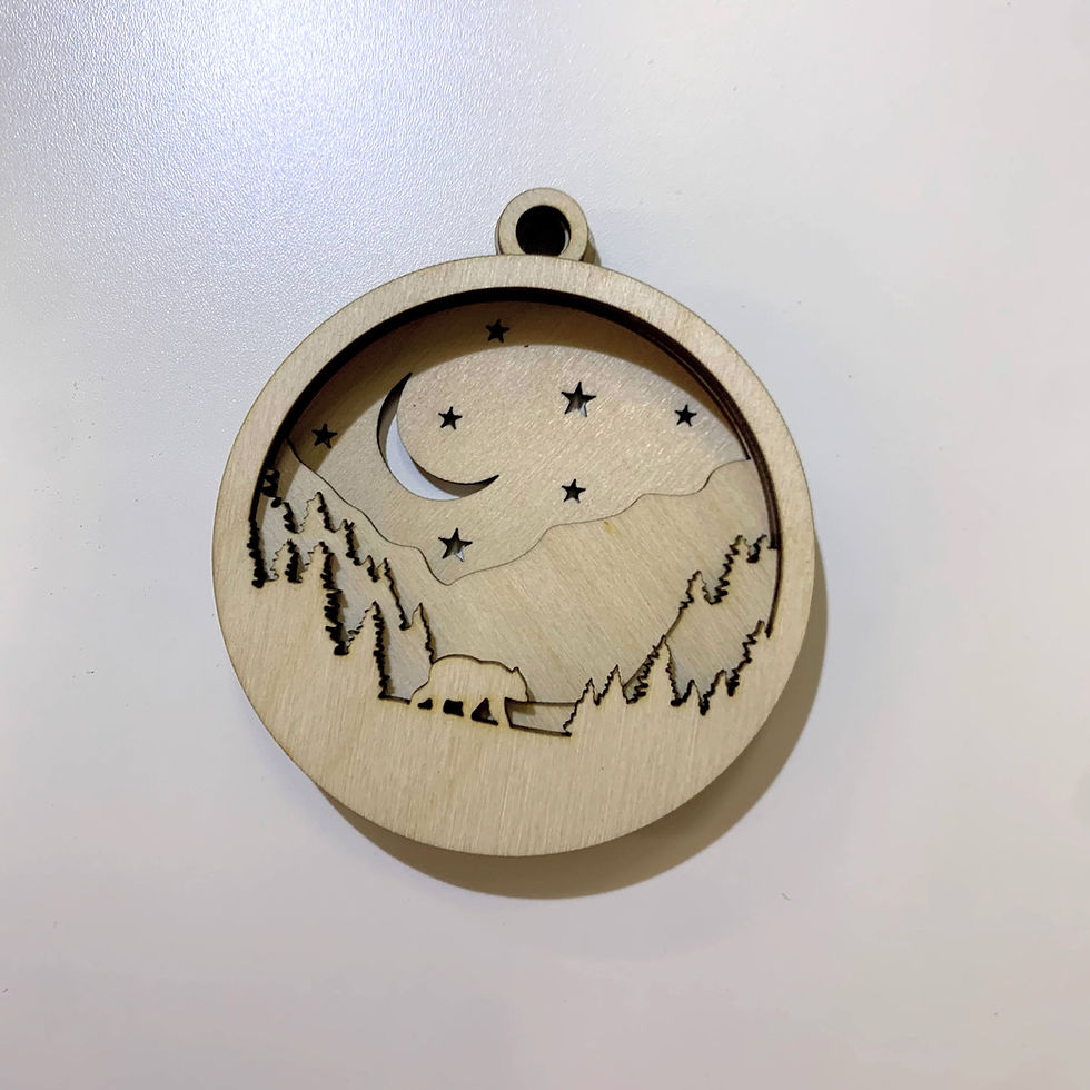 Thumbnail: DIY Ornament- Set of 7 Winter Scenes