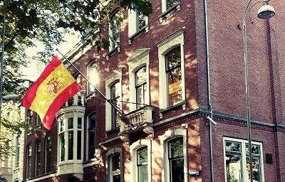 Spaans consulaatsgebouw in Amsterdam