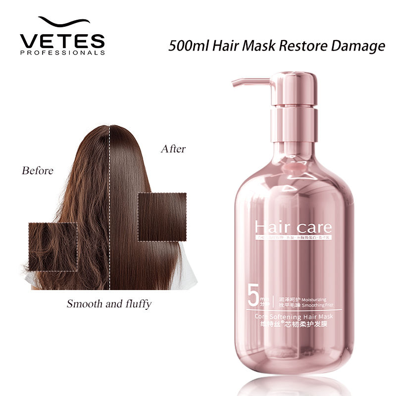 Keratin 500ml Conditioner Hair Mask for Hair Damage Restore Caviar Mask Shampoo