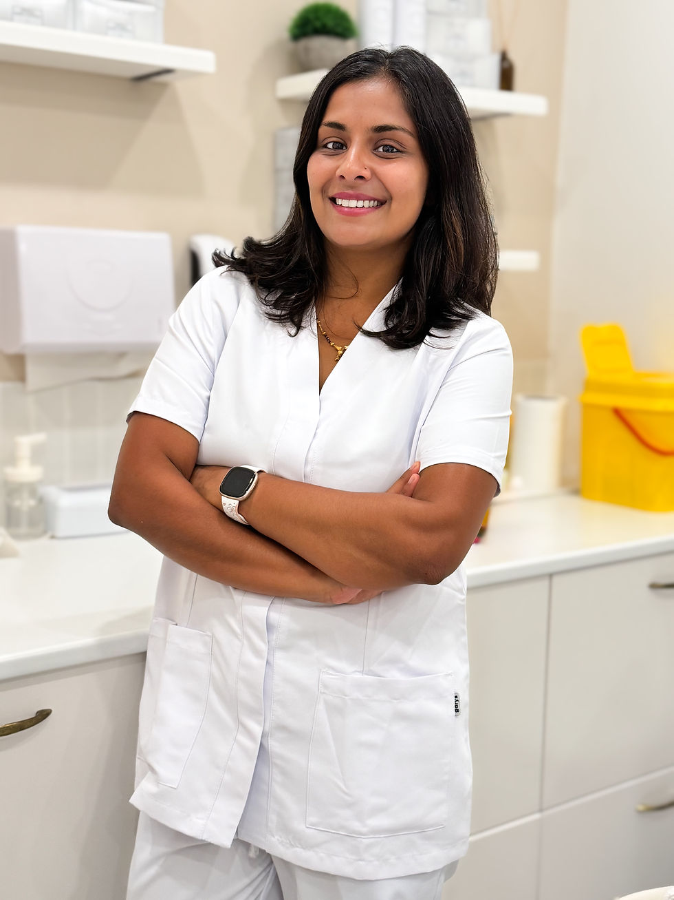 Medical professional at Infinity Wellness clinic specialising in aesthetic treatments