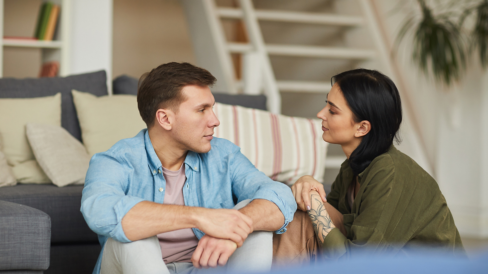 couple having conversation
