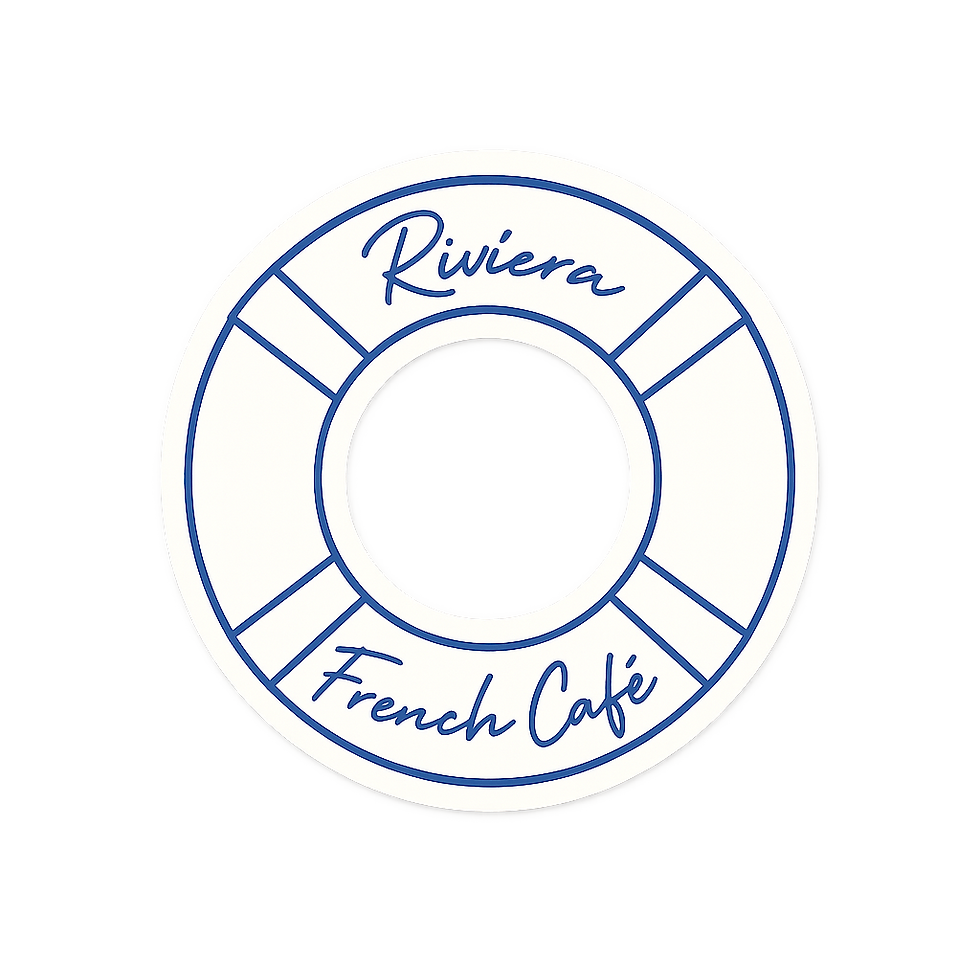 Riviera French Café logo drawing