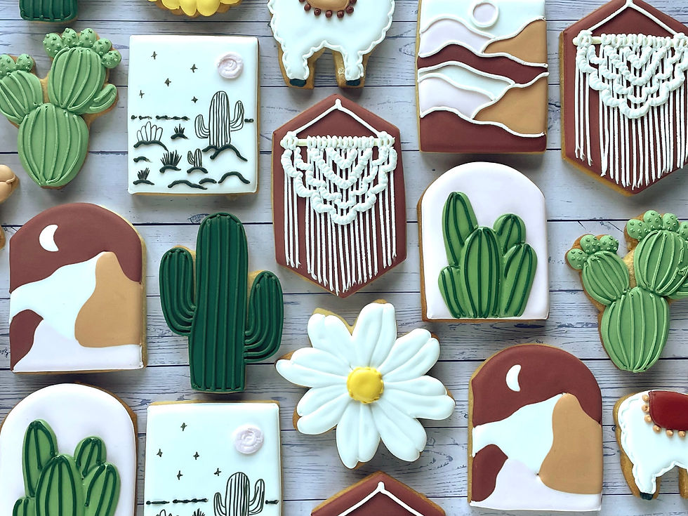 Boho Individual Biscuits