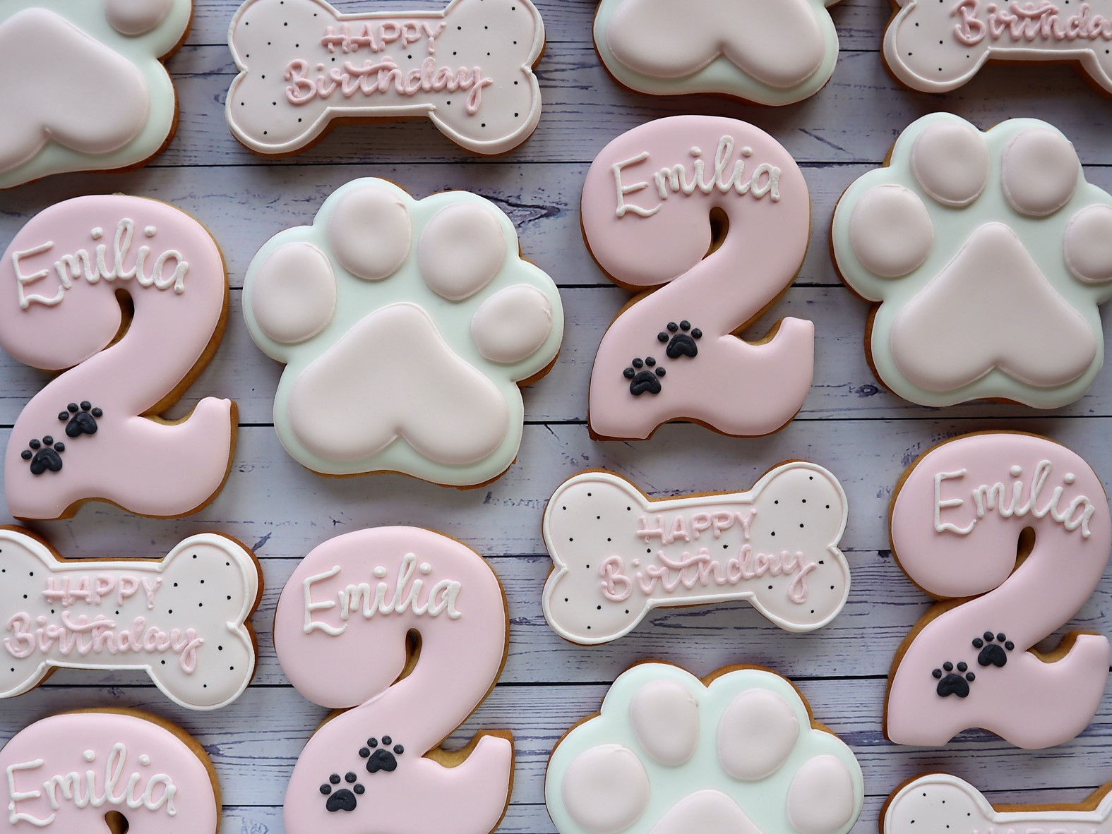 Paw Birthday Individual Biscuits 