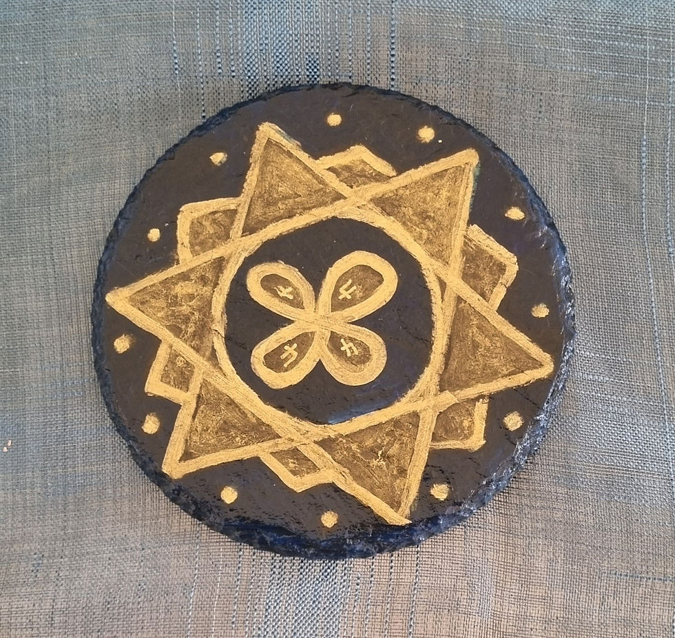 Schieferplatte "Sternen-Essenz"