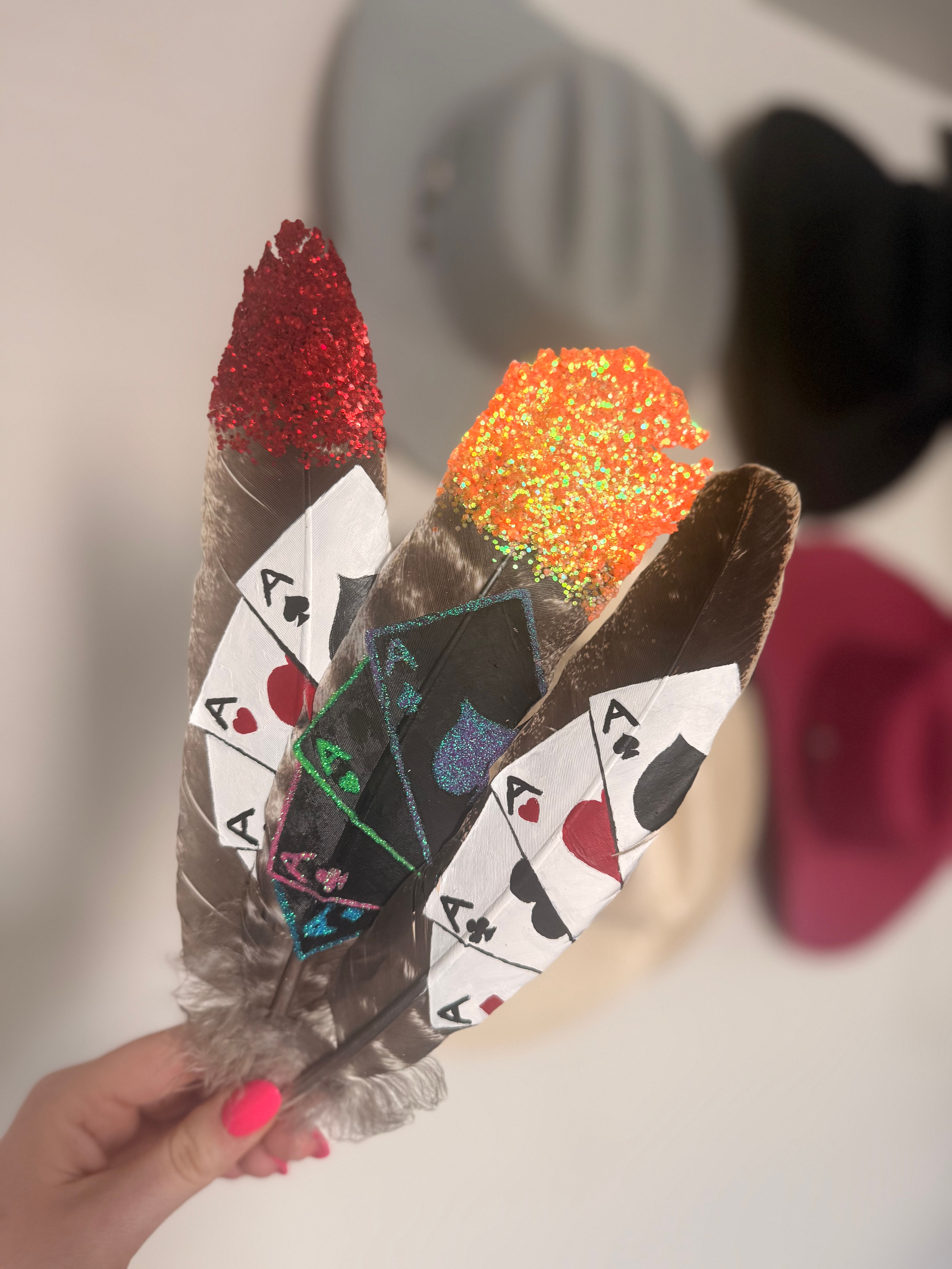 Vegas Hat Feather