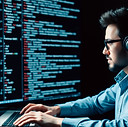 programmer working on code at night.jpg