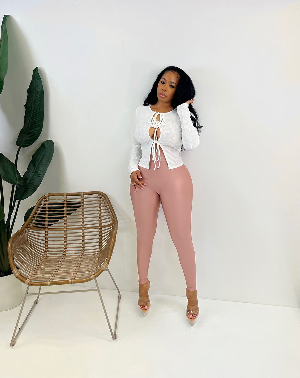 Thumbnail: Lila Tie Top
