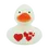 Thumbnail: White Duck with Red Hearts