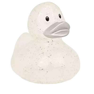 Glitter Duck - Silver