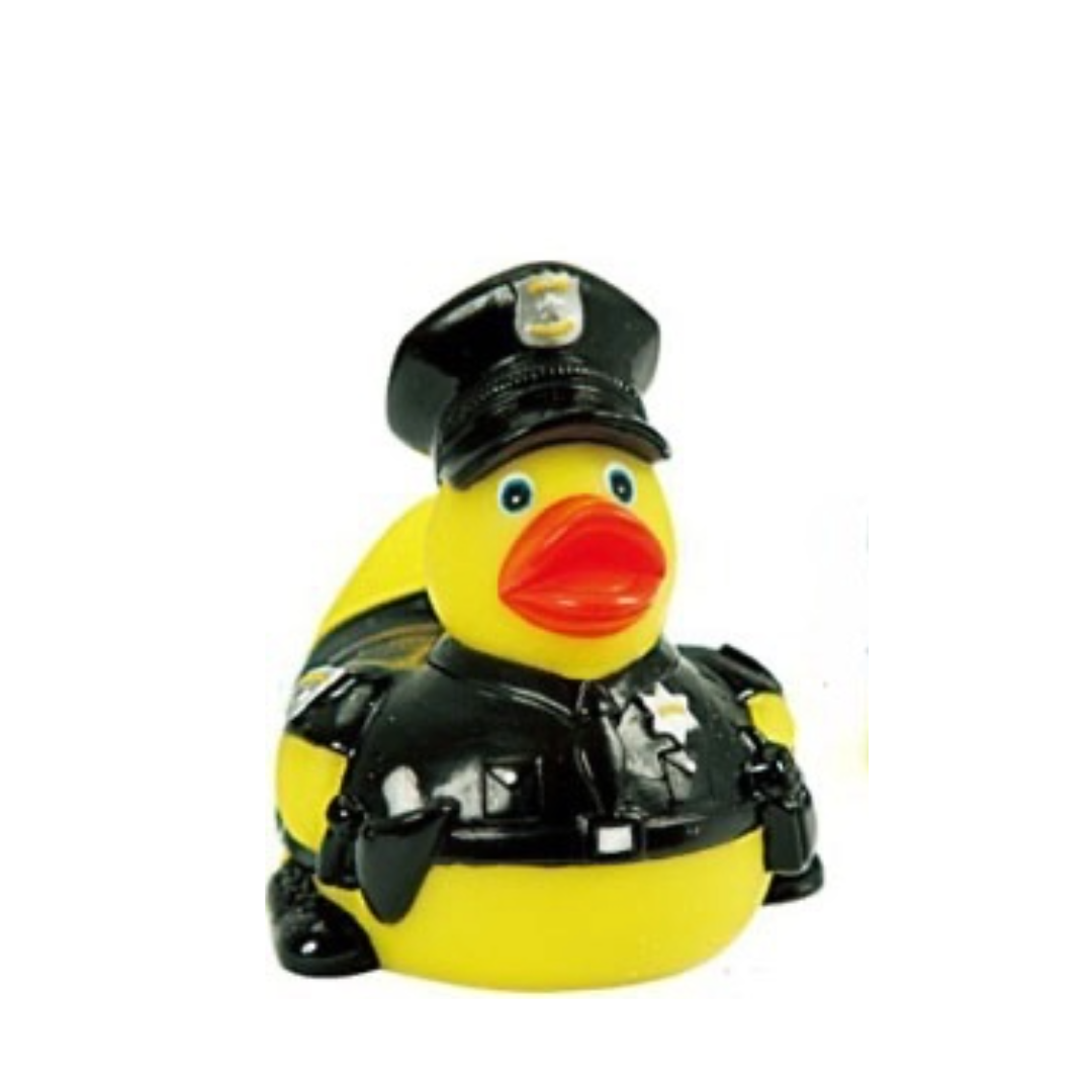 Police Officer Rubber Duck (Black Uniform)