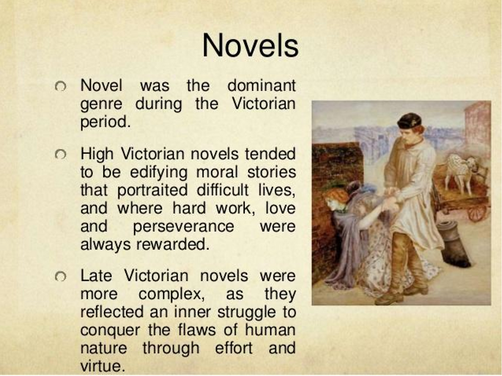 Information on Victorian Era Novels