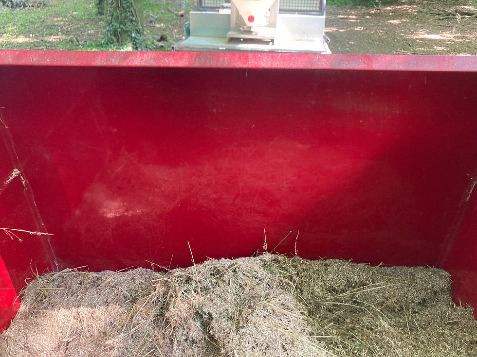 #1 close-up of the cluster's brush harvester 