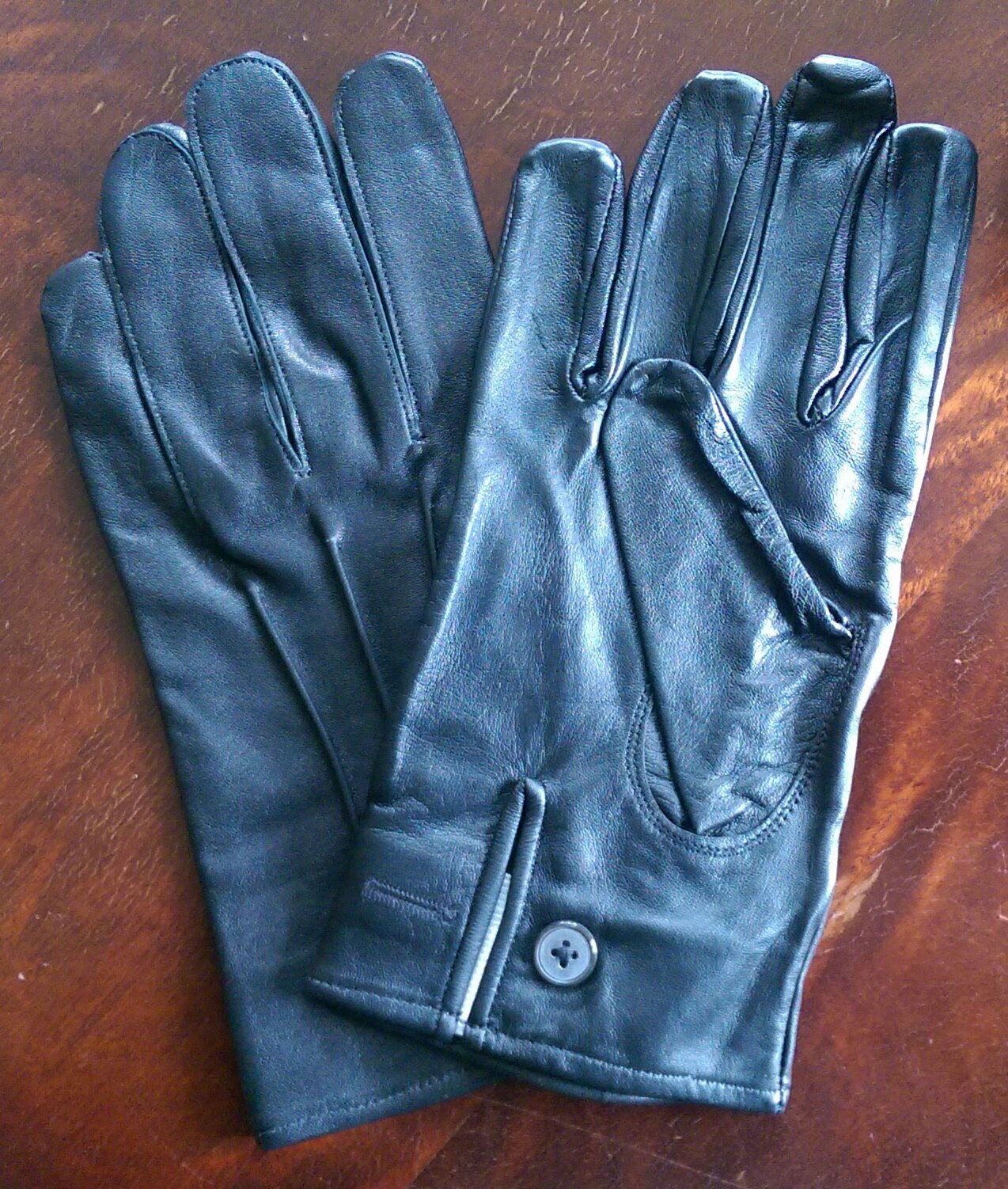 Officer, Warrant Officers Black Leather Gloves