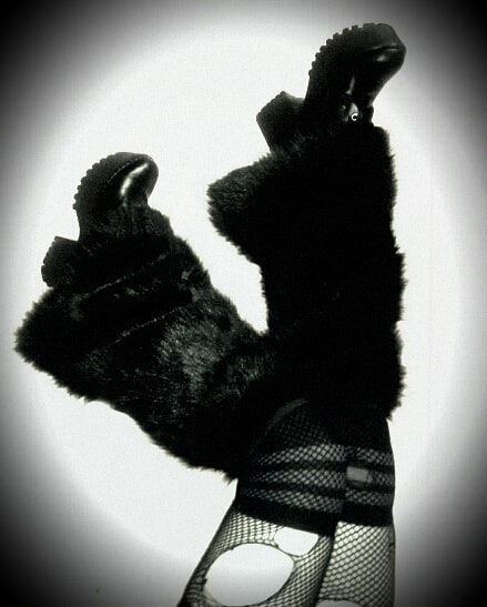 Miniatura: Polainas de piel sintetica