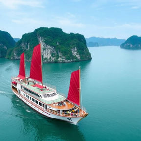 24-Hour Seascape on Ambassador Signature Cruise in Halong Bay