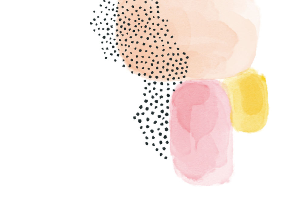 Abstract Watercolor Drawing
