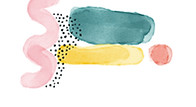 Abstract Watercolor Drawing