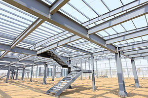 The steel structure, is under constructi
