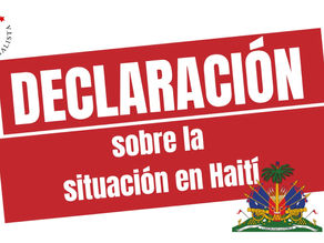 Declaración sobre la situación en Haití
