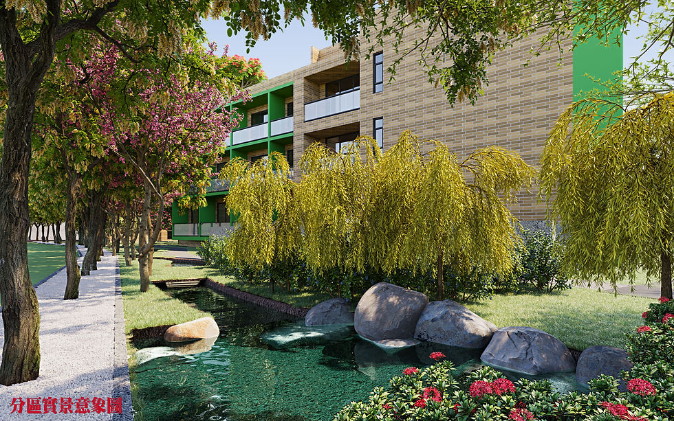 分區實景示意圖