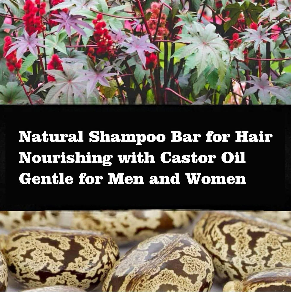 Thumbnail: 60g Black Castor Shampoo Bar 2-in-1 Shampoo and Conditioner, made with castor ex
