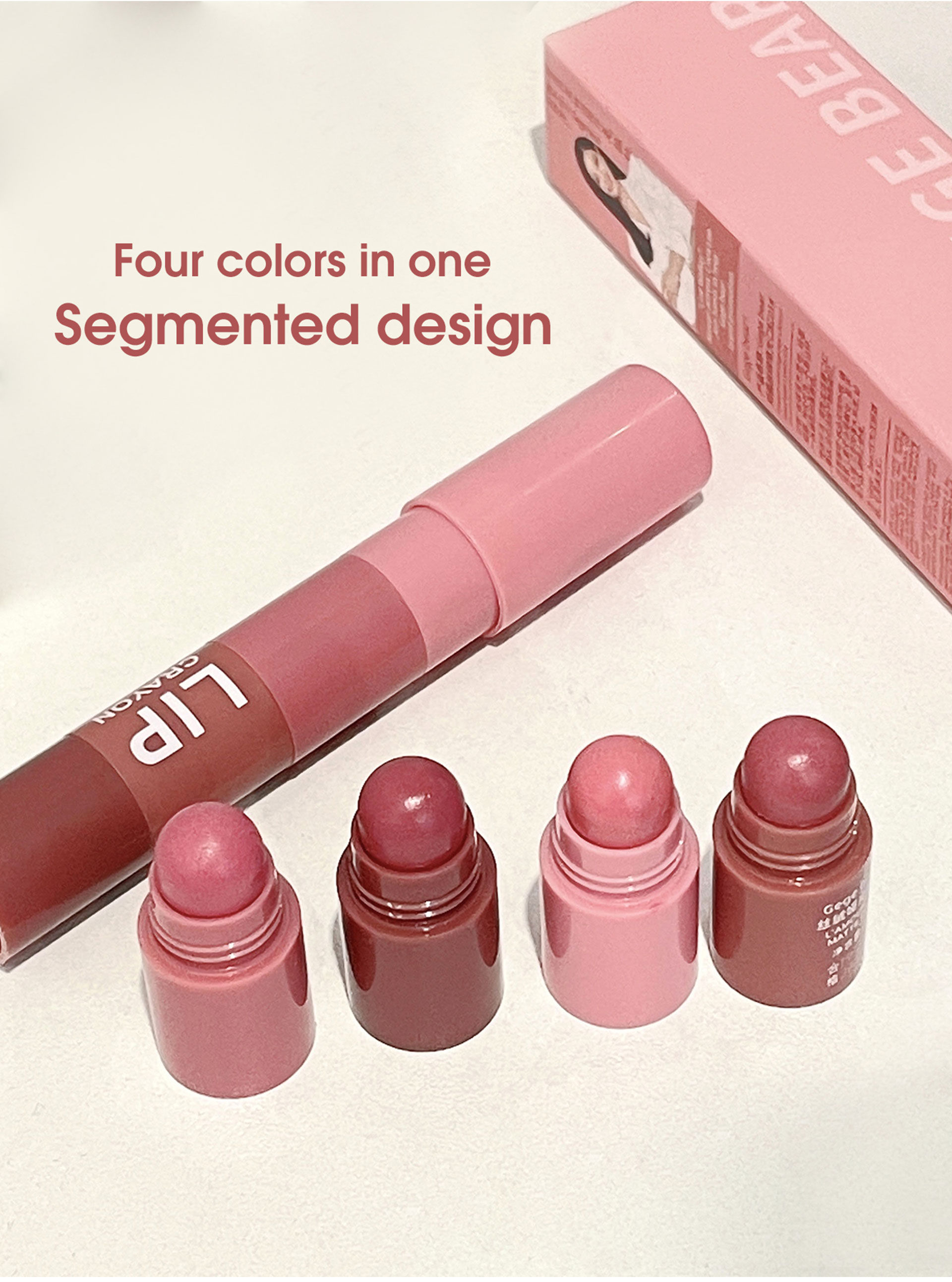 Four Color Matte Velvet Mist Lipstick