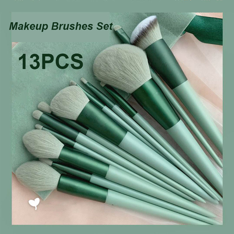 Thumbnail: 13 PCS Makeup Brushes Set Eye Shadow Foundation Women Cosmetic Brush Eyeshadow B