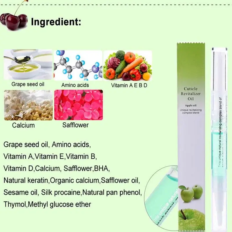Thumbnail: Nail Nutritional Oil Pen 9 Scent Nail Care Cuticle Regeneration Oil Preventive N